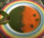 Суп со шпинатом и морковью