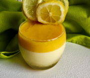 Лимонно- персиковая панакота